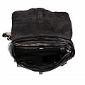 URBAN LEATHER BACKPACK IN BLACK