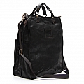 ICONIC MARCO LEATHER WORK CARRIER BAG IN BLACK