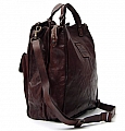 ICONIC MARCO LEATHER WORK CARRIER BAG IN MORO