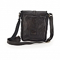 SMALL LEATHER CROSS TOWN CROSS BODY IN GREY