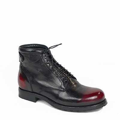 BLACK RANCH FUOCO TOE LACE UP BOOTS