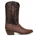 MENS OSTRICH LEG BOOTS IN MOCHA AND CHOCOLATE