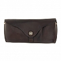 LEATHER EYEGLASS CASE IN MORO BROWN