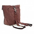 PITTOSPORO CANVAS LATCH FRONT BACKPACK IN MORO