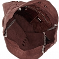 PITTOSPORO CANVAS LATCH FRONT BACKPACK IN MORO