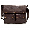 SNAP FRONT MESSENGER IN MORO BROWN