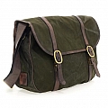 WILLY’S MILITARY CANVAS MESSENGER SATCHEL IN MORO BROWN