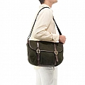 WILLY’S MILITARY CANVAS MESSENGER SATCHEL IN MORO BROWN