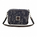 CAMO CANVAS BOWLING BAG IN BLUE/DK GREY