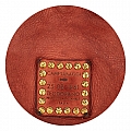 LARA SMALL LEATHER SHOPPER IN COGNAC