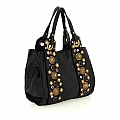 MINI DAFNE DECORATED CROSSBODY  IN BLACK