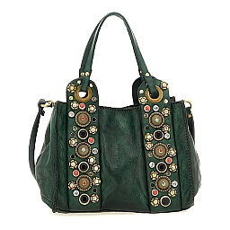MINI DAFNE DECORATED CROSSBODY  IN BOTTIGLIA