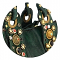 MINI DAFNE DECORATED CROSSBODY  IN BOTTIGLIA