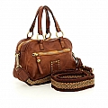 MINI WILMA BAG IN COGNAC LEATHER
