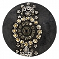 NORA SHOULDER SADDLE BAG W STUDS IN MORO BLACK