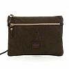 WILLY’S MILITARY CAVNAS & LEATHER POUCH IN MORO