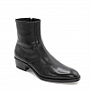 COLE CLASSIC BLACK SIDE ZIP CALFSKIN HALF BOOT