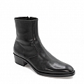 COLE CLASSIC BLACK SIDE ZIP CALFSKIN HALF BOOT