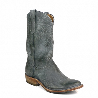 SANTIAM TUMBLED GREEN MUSTANG BOOTS