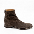 JASON REAR ZIP IN ESPRESSO SUEDE
