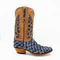 LEON COBALT PIRARUCU WESTERN BOOT