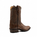 MEN’S CAFE AMERICANO OSTRICH ROPER STYLE BOOTS