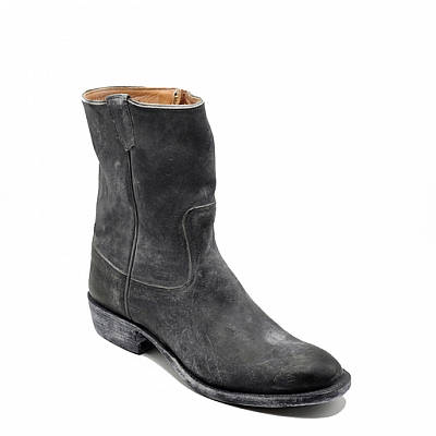 MOAB BLACK TUMBLED MUSTANG  ZIP BOOTS