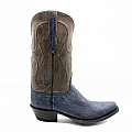 RUFUS VINTAGE BLUE RING LIZARD WESTERN BOOTS