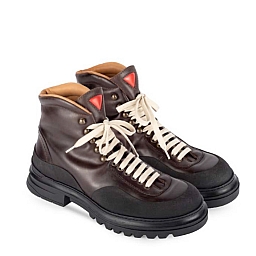 TREVOR LACE UP HIKER IN MORO BROWN