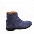 ZAFFIRO  DENIM SUEDE SIDE ZIP RUBBER SOLE BOOT