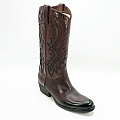 AGNES LADIES TUFFATO BURGUNDY WESTERN