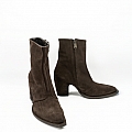 ANDROMEDA CHOC SUEDE ANKLE BOOT