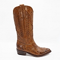 JOSEFINA COGNAC BUFFALO EAGLE INLAY WESTERN