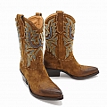 TUFF LEONA LACED CIGAR SUEDE W VELOUR STITCH