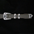 OLD ARROW 1” ONYX FINE ENGRAVED BUCKLE SET