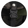 CAMO NYLON AND LEATHER BACKPACK