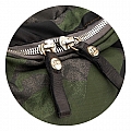 CAMO NYLON LEATHER TRIM WEEKEND DUFFLE