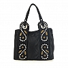 DAFNE MINI DECORATED HANDBAG IN BLACK