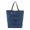FILODENDRO XL CANVAS SHOPPER IN BLUE