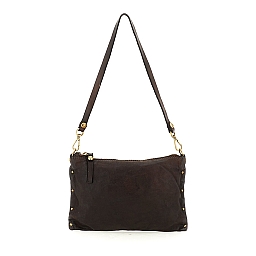 GIULIA STUD SEAM MED CROSSBODY POUCH  IN MORO