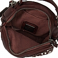JEWELED ROUND CANTEEN BAG IN VINACCIA