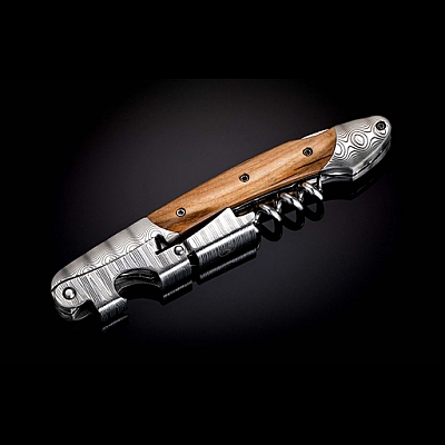 EYRIE PINOT + DAMASCUS CORKSCREW