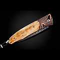 GENTAC EVENTIDE FOSSIL MAMMOTH TUSK BARK + MOKUME FOLDING KNIFE