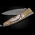 GENTAC GOLD RUSH FOSSIL MAMMOTH TUSK & 24K KOFTGARI FOLDING KNIFE