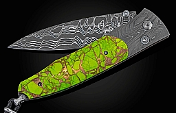 GENTAC MOJAVE GREEN TURQUOISE FOLDING KNIFE