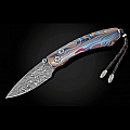 KESTREL GALAXY LASER ENGRAVED TITANIUM FOLDING KNIFE