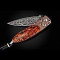 MONARCH APPLE VALLEY FOSSIL CORAL FOLDING KNIFE