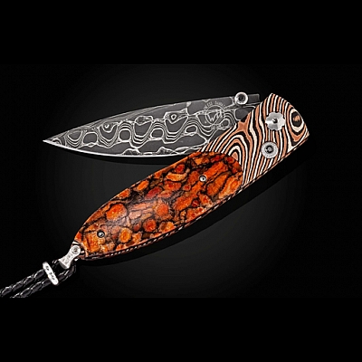 MONARCH APPLE VALLEY FOSSIL CORAL FOLDING KNIFE