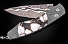 SPEARPOINT DESERT TIDE BUFFALO TURQUOISE FOLDING KNIFE