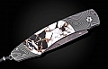 SPEARPOINT DESERT TIDE BUFFALO TURQUOISE FOLDING KNIFE